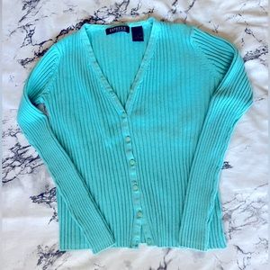 Ribbed cardigan